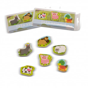 Kids Erasers | Farm Animal Eraser Sets For Party Bags & Class Gifts