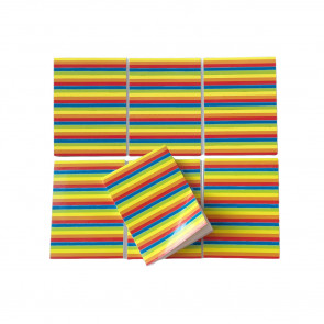 Class Gifts / Party Bags | 12 Rainbow Stripes Mini Memo / Notepads