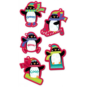 Kids Stickers | Fun Penguin Praise Design Stickers for Home and the Classroom