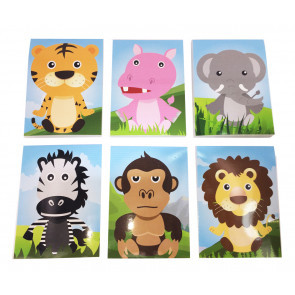 Class Gifts | 12 x Jungle Animals Mini Notepads