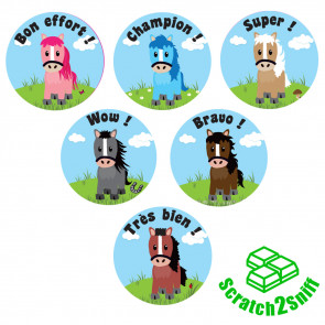 Scented Reward Stickers | French Smelly Stickers, Pony Pals
