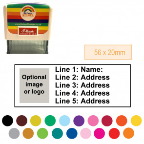 Custom Stamps | Personalised Name & Address Stamps. Self-inking. Reinkable.