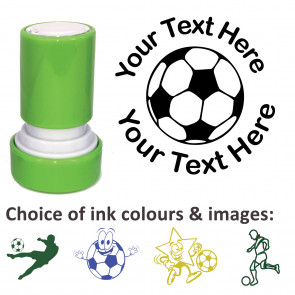 Custom Stamps | Football Stamps Personalised Craft and Teacher Stamps