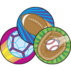 Sports Scratch 'n Sniff Smelly Stickers for Children